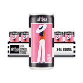 Artisan Pink Citrus Tonic 200ml (24 cans of 200ml )