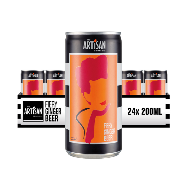 Fiery Ginger Mixer 200ml  (6 cans of 200ml)
