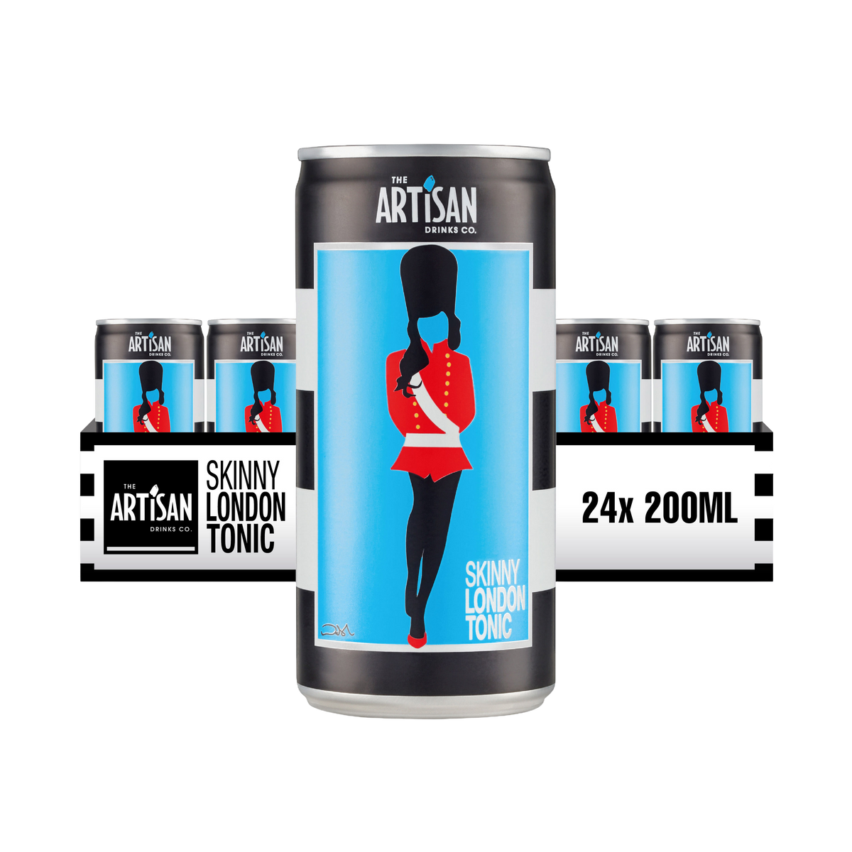 Skinny London Tonic 200ml  (6 cans of 200ml )