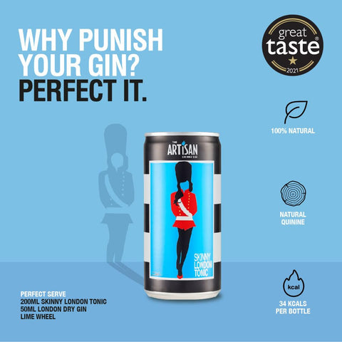 Skinny London Tonic 200ml  (24cans of 200ml )