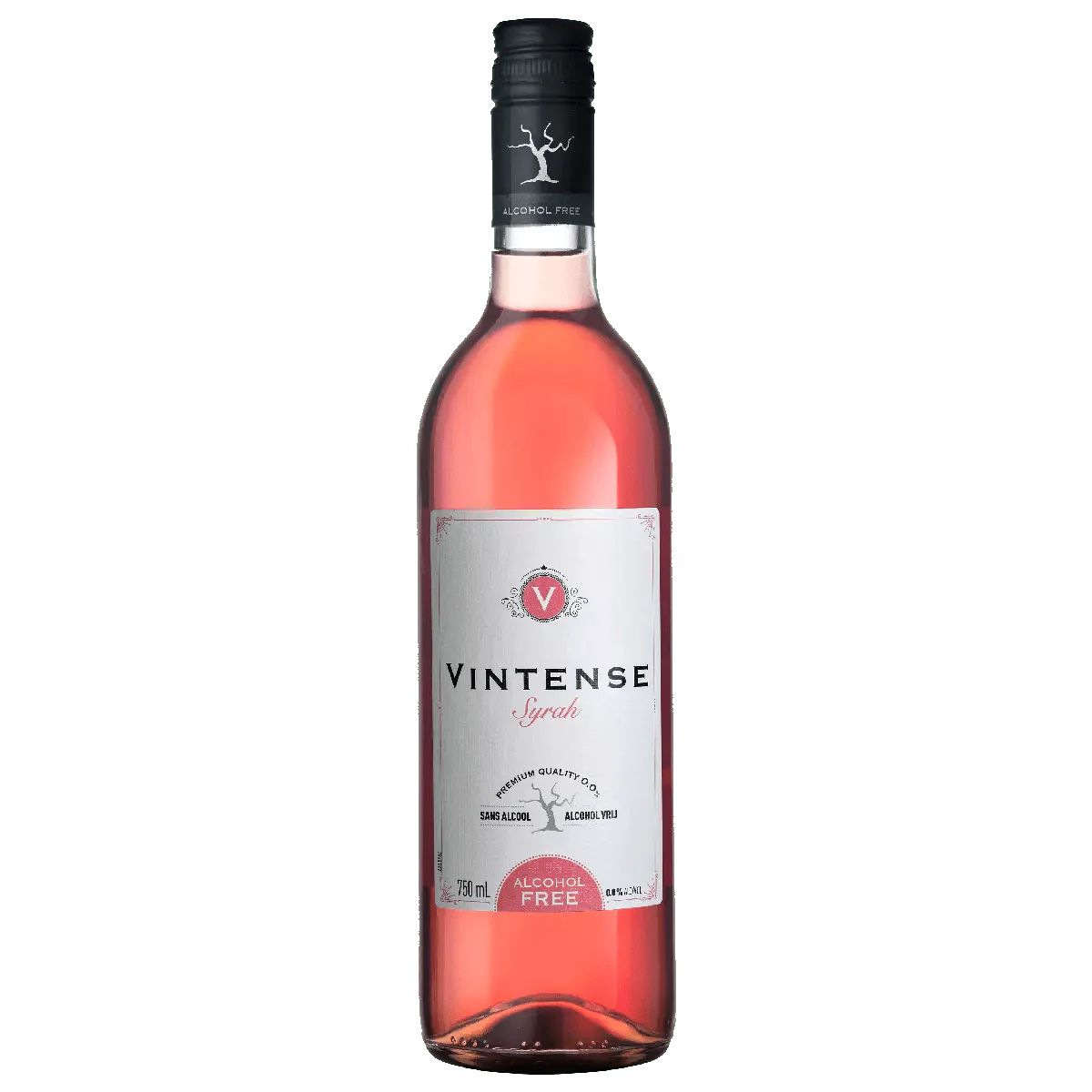 Vintense Cepages Syrah Rosé – 750ml Alcohol-Free Rosé Wine
